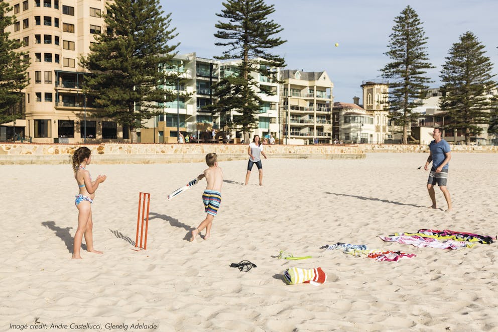 Family Glenelg Beach credit