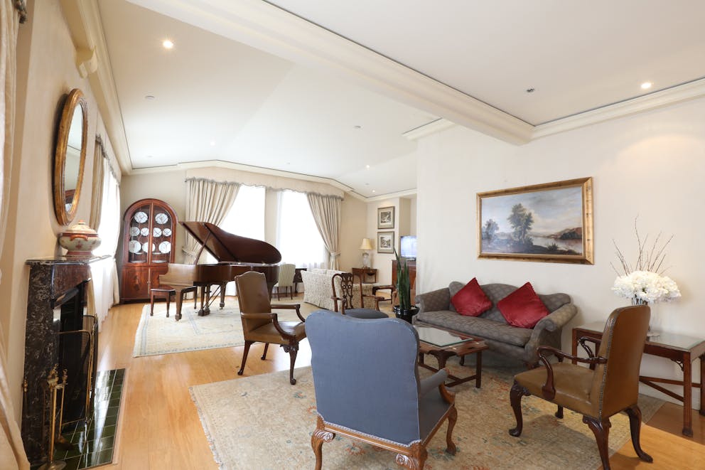 The Presidential Suite Living Room