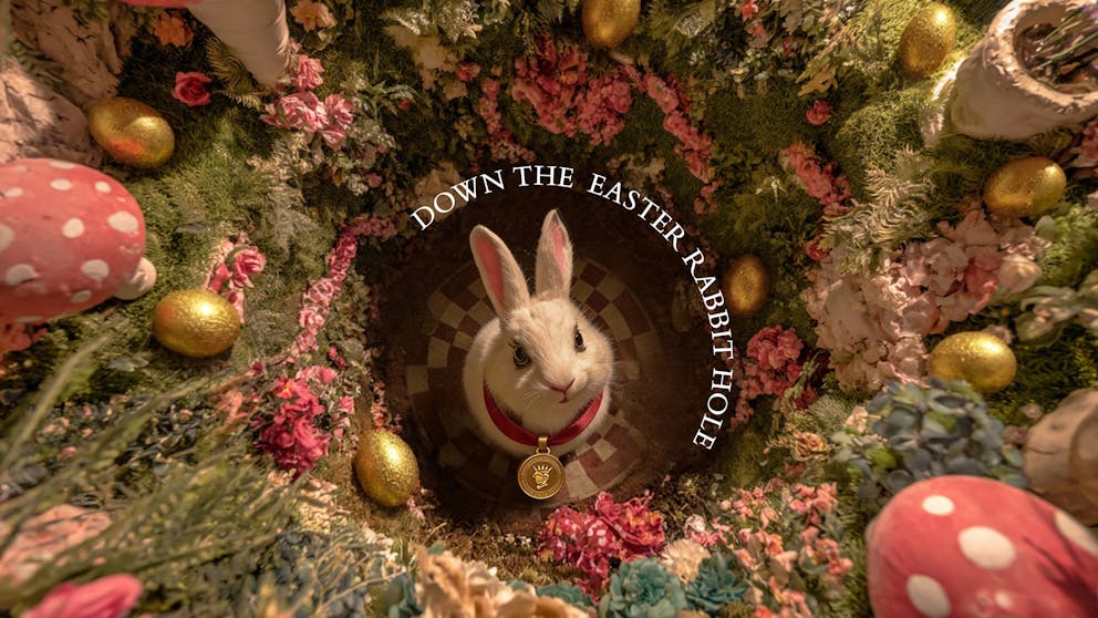 1920x1080 TEXT Easter Down the Rabbit Hole