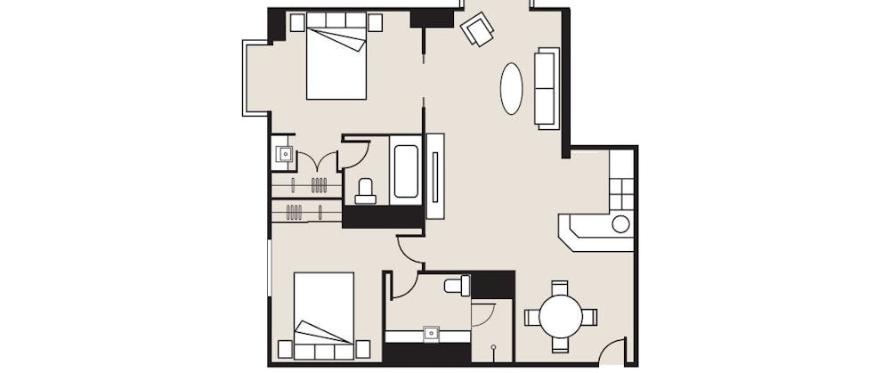 2 Bedroom West