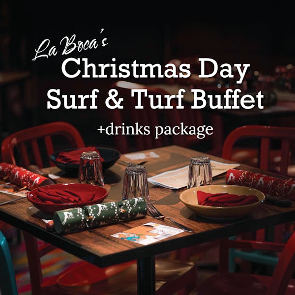 La Boca Christmas Day Buffet Square Text