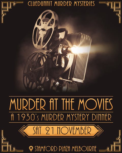 Murder at the Movies 2026 Melbourne Instagram Image 1080x1350
