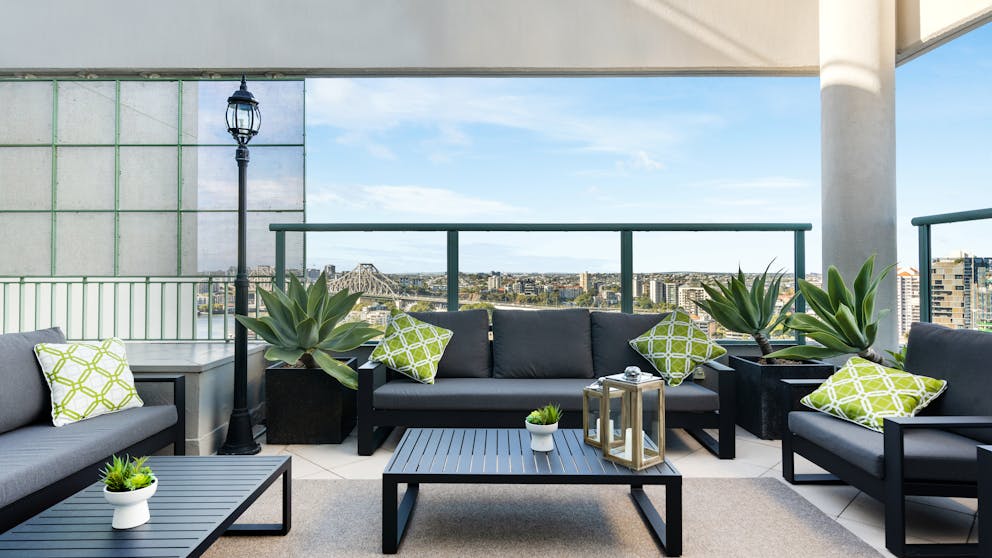 Plaza Suite at Stamford Plaza Brisbane Hotel Private Balcony